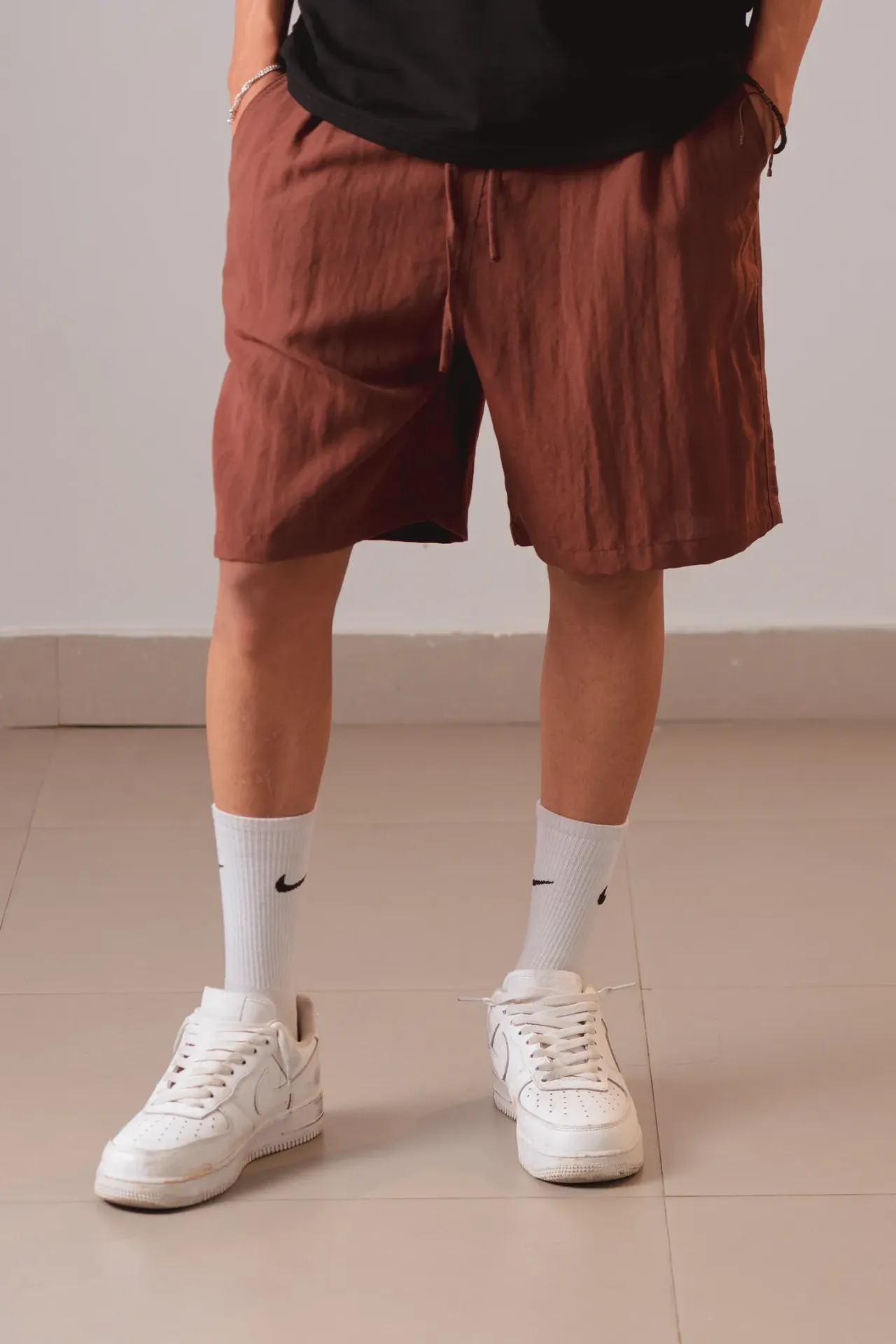 HBM SS26-61 AERO LINEN SHORTS