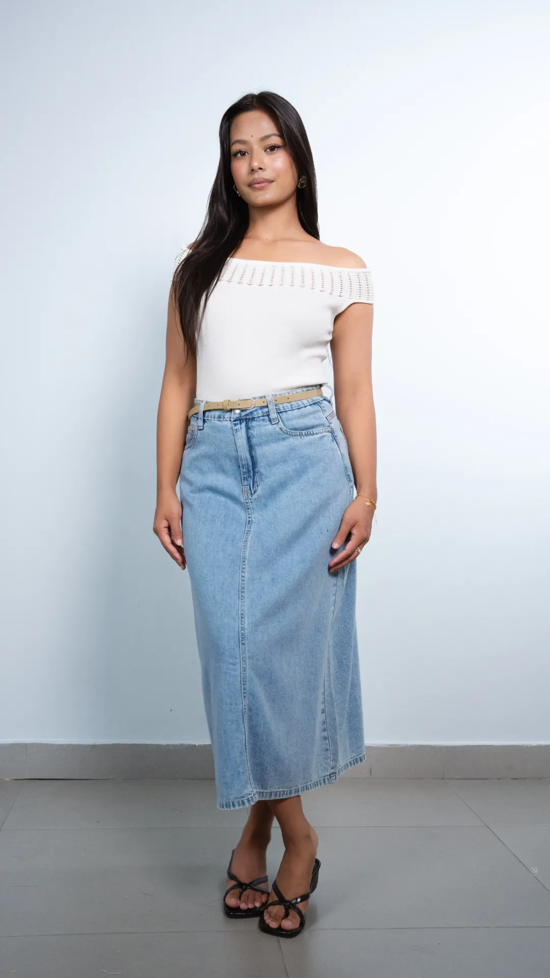 BMO SS26-42 LEENA JEANS SKIRT