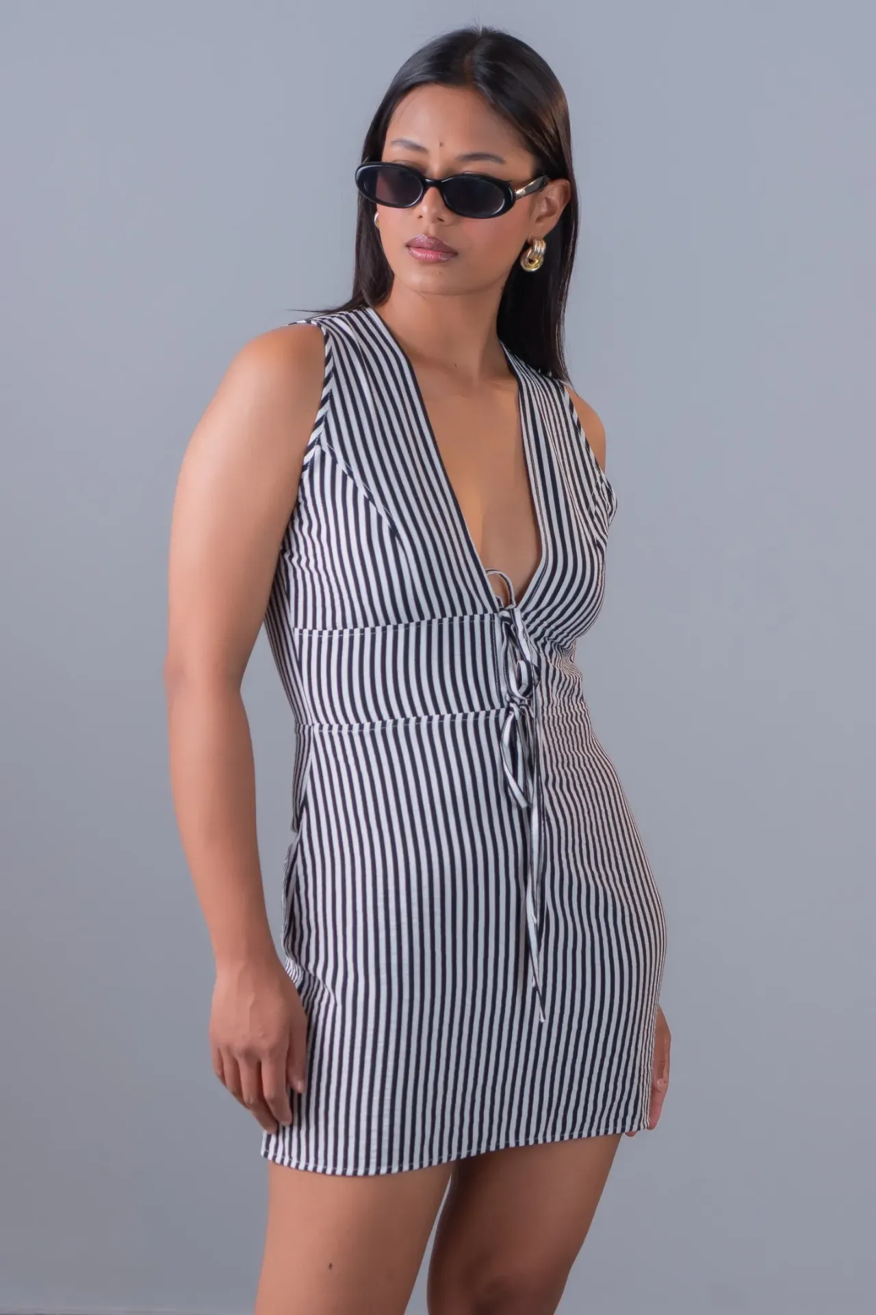 HB SS26-195 STORY STRIPE DRESS