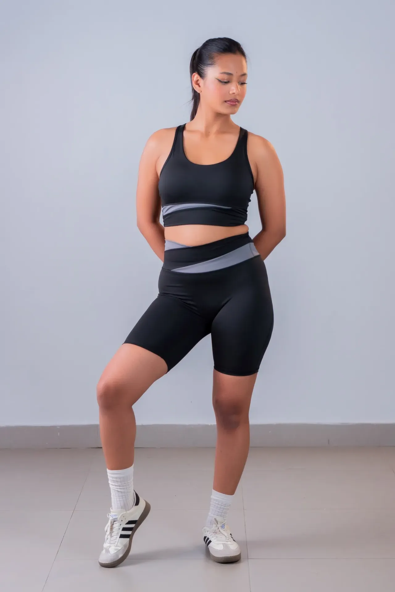 JYMN004 SHORTS BRA SET