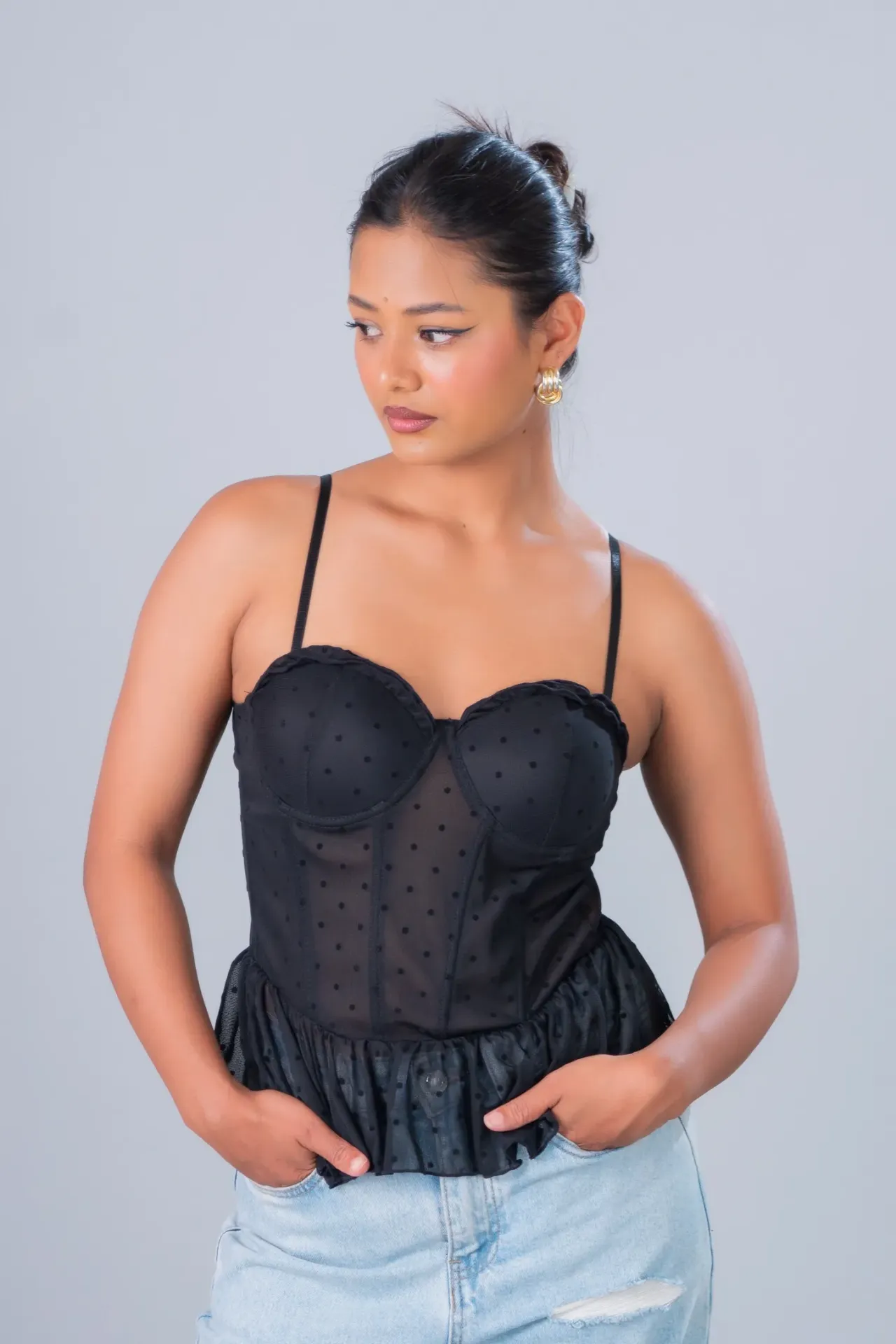 3.94570 1953 BRALET (BLACK)