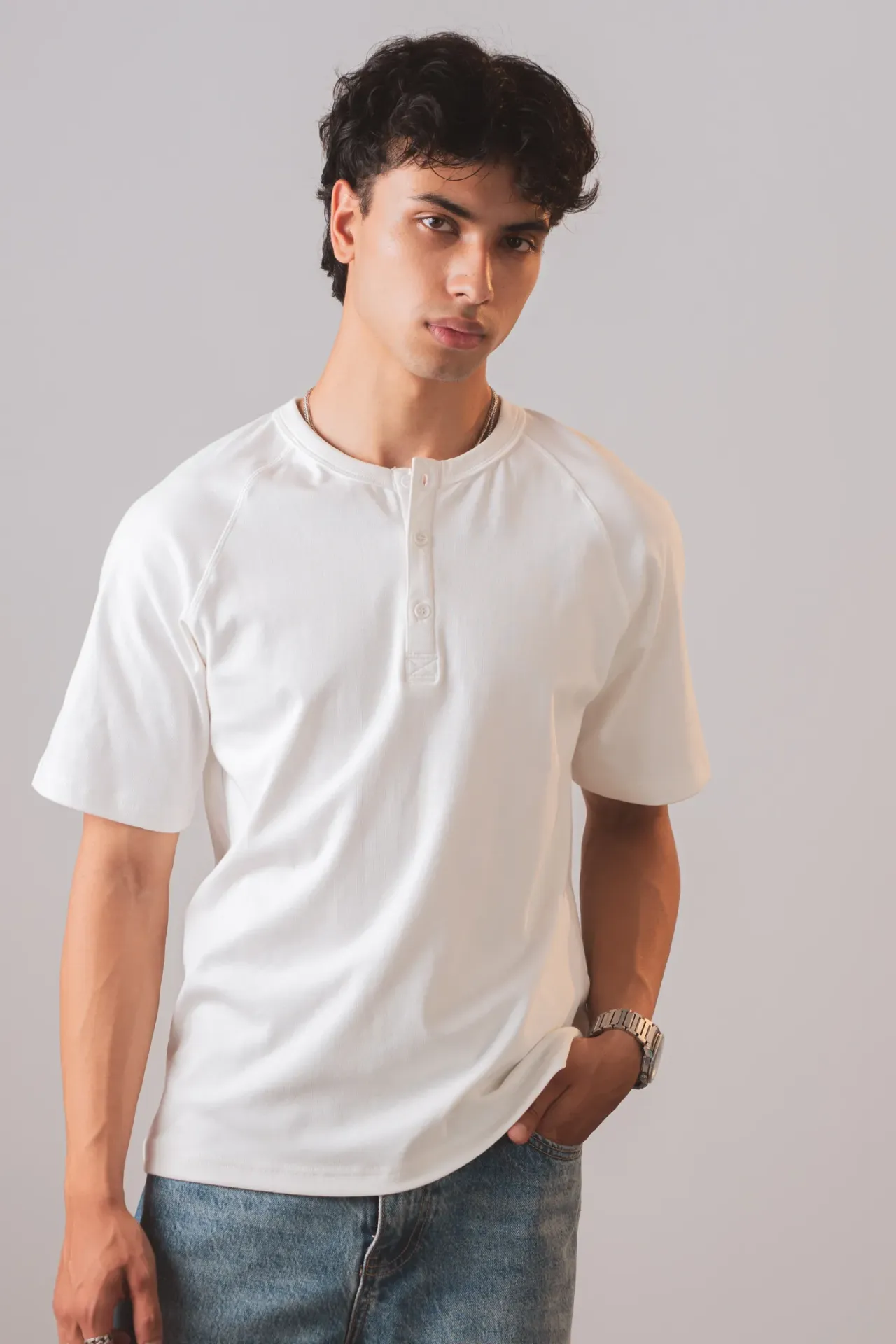 BMMO SS26-19 RARA HENLEY HS TEE