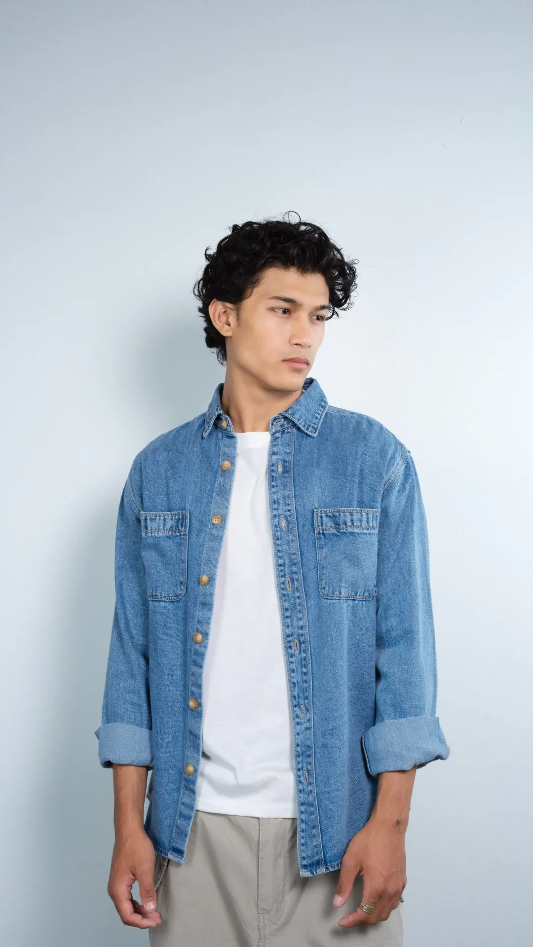 BMNL SS26-21 LETE DENIM SHIRT