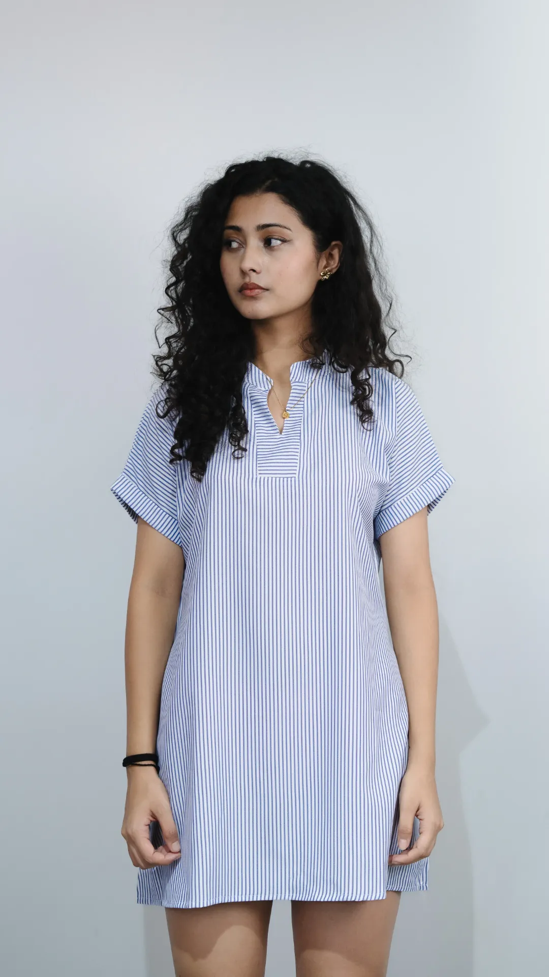 HB SS26-271 STRIPE STORY TUNIC