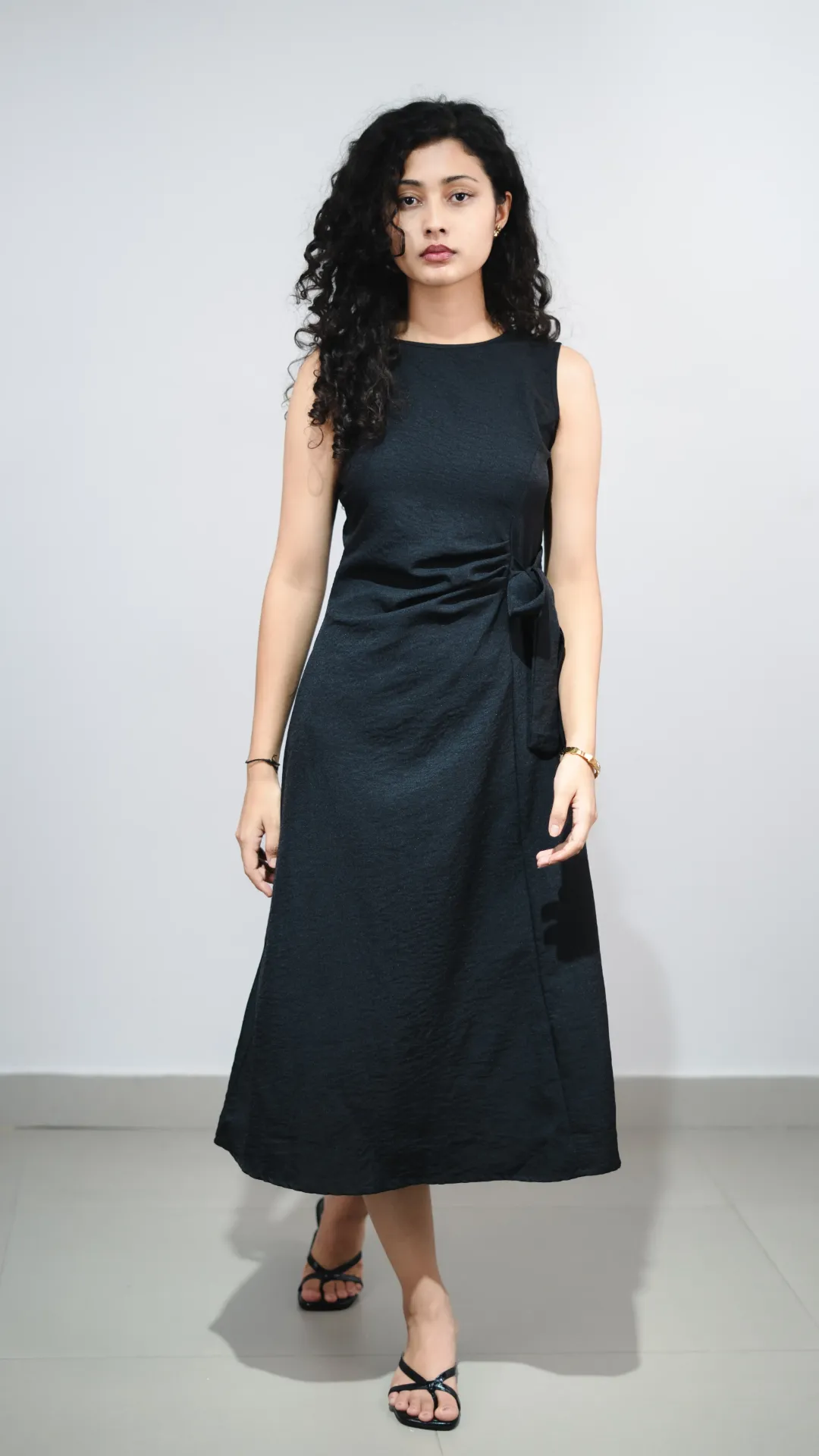 HB SS26-259 IVORY KNOT DRESS