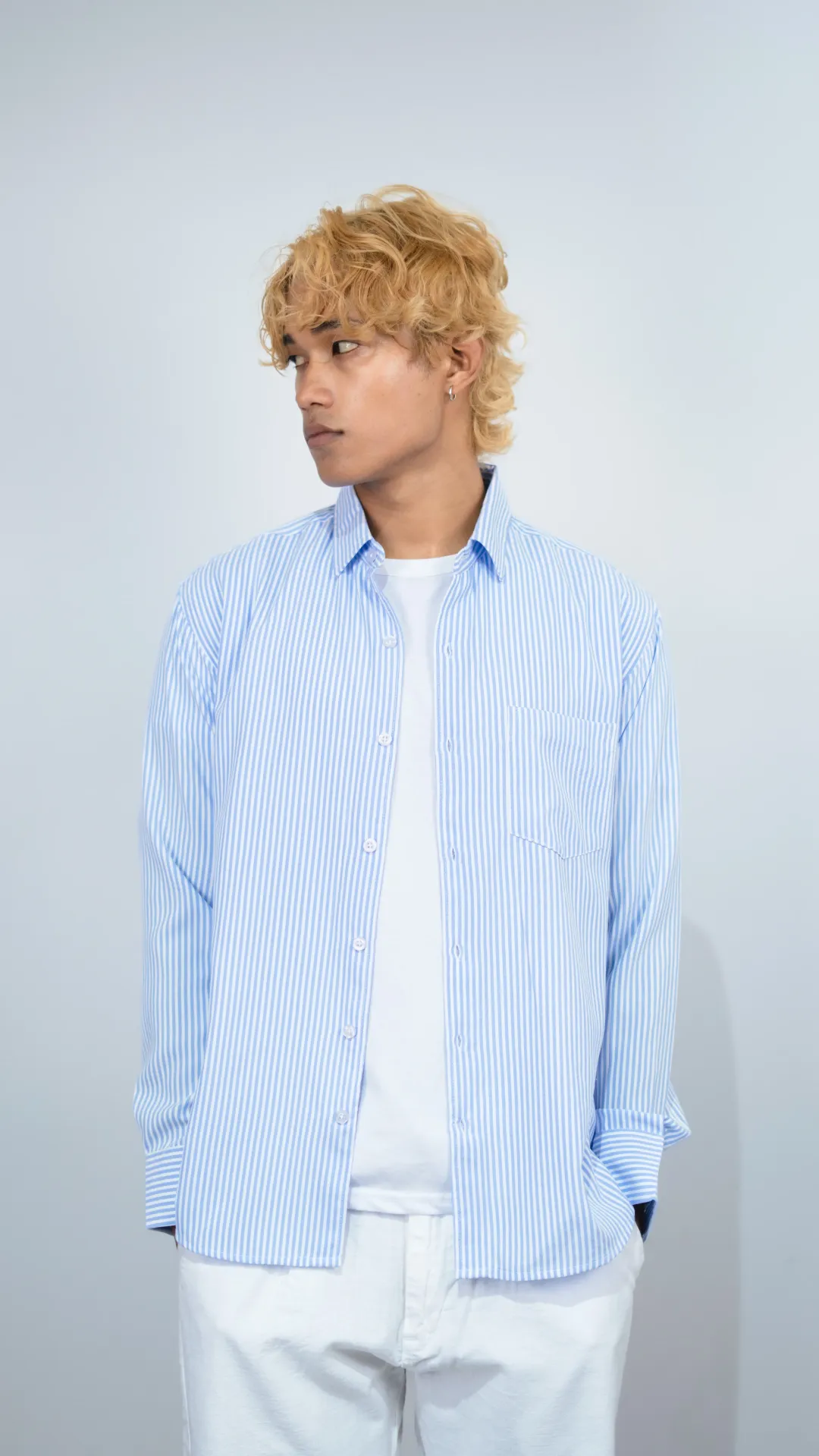 HBM SS26-51 AUGUST STRIPE SHIRT