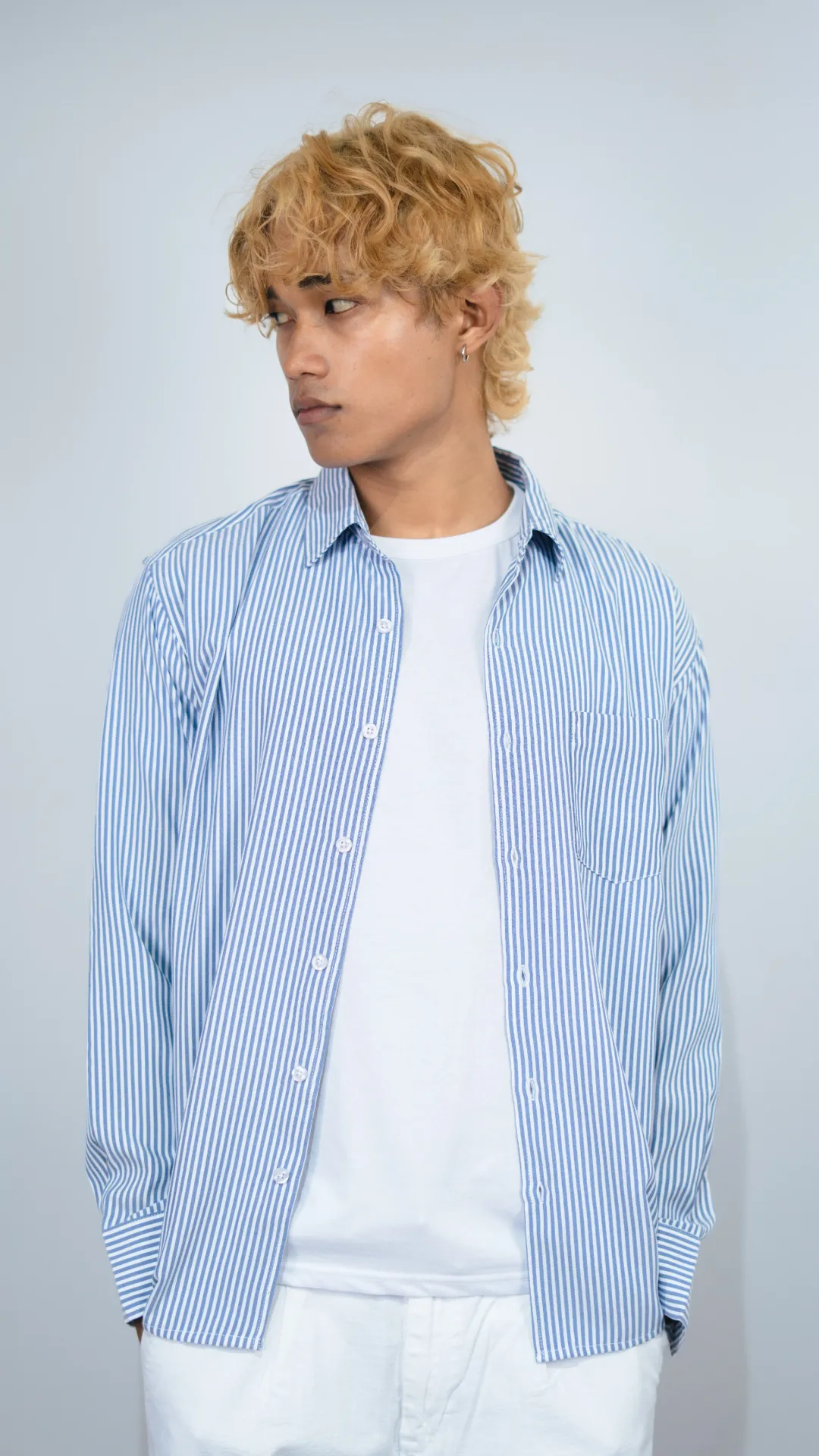 HBM SS26-51 AUGUST STRIPE SHIRT