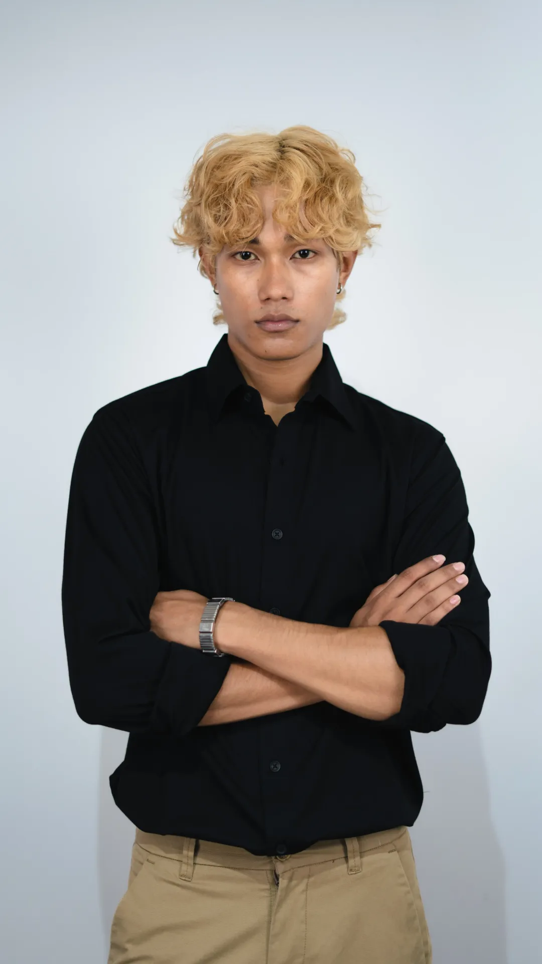 4.01164 BMNL SS26-23 CLEAN FORMAL SHIRT (BLACK, M)