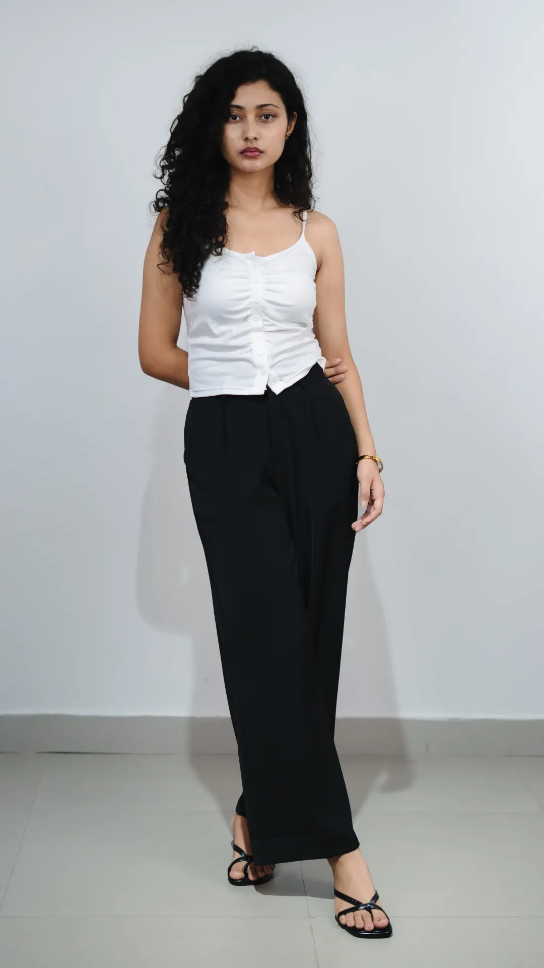 4.01364 BMO SS26-66 CLEAN FORMAL PANT (BLACK, 28)
