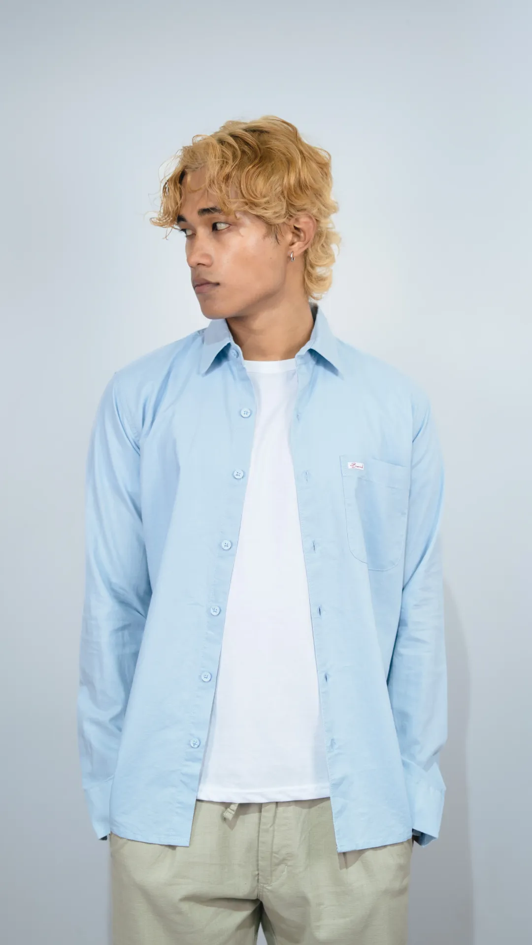 4.02806 BMNL SS26-27 AUGUST OXFORD SHIRT (BLUE, S)