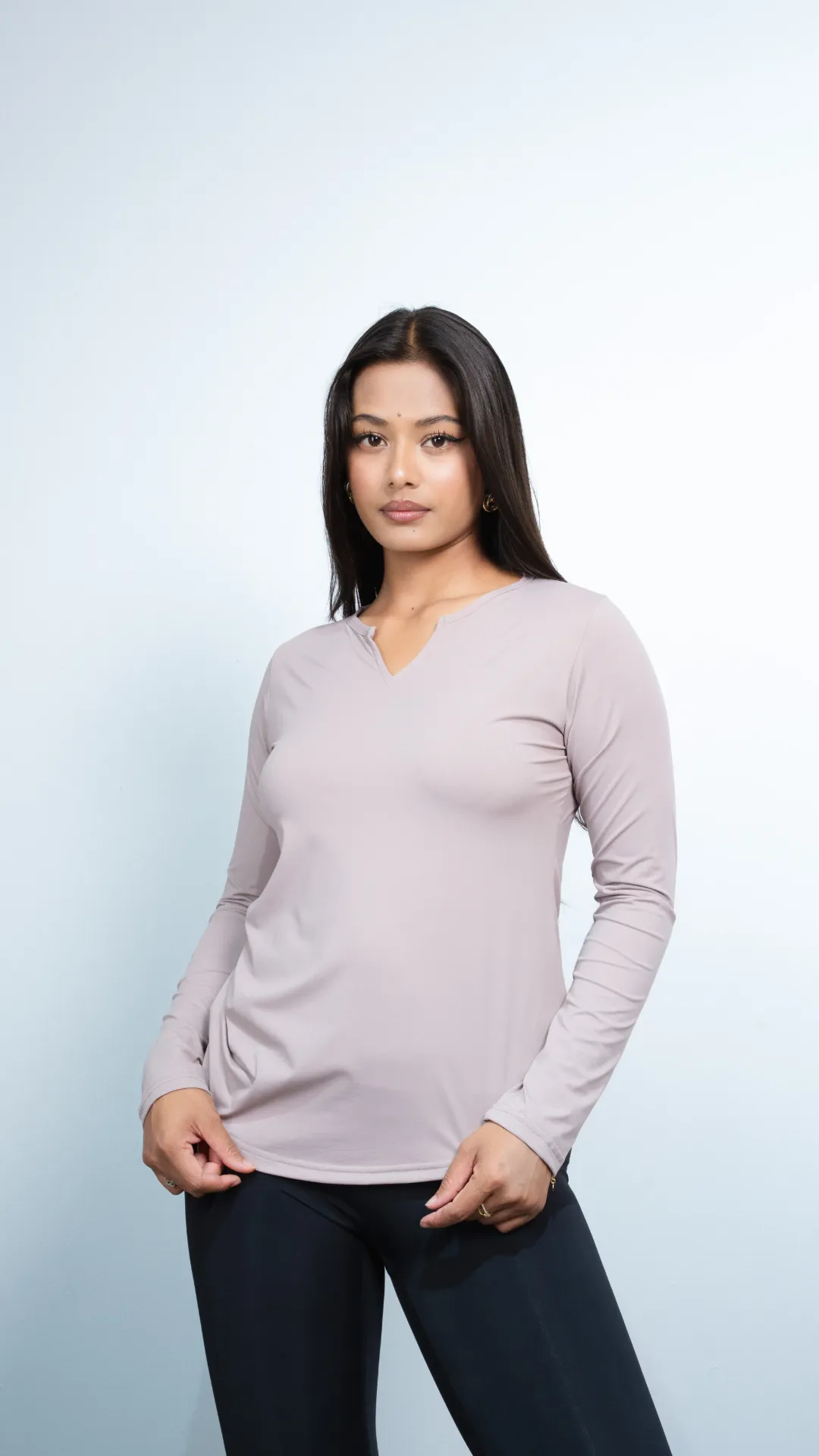 HB SS26-186 ELEGANT PLEAT TOP