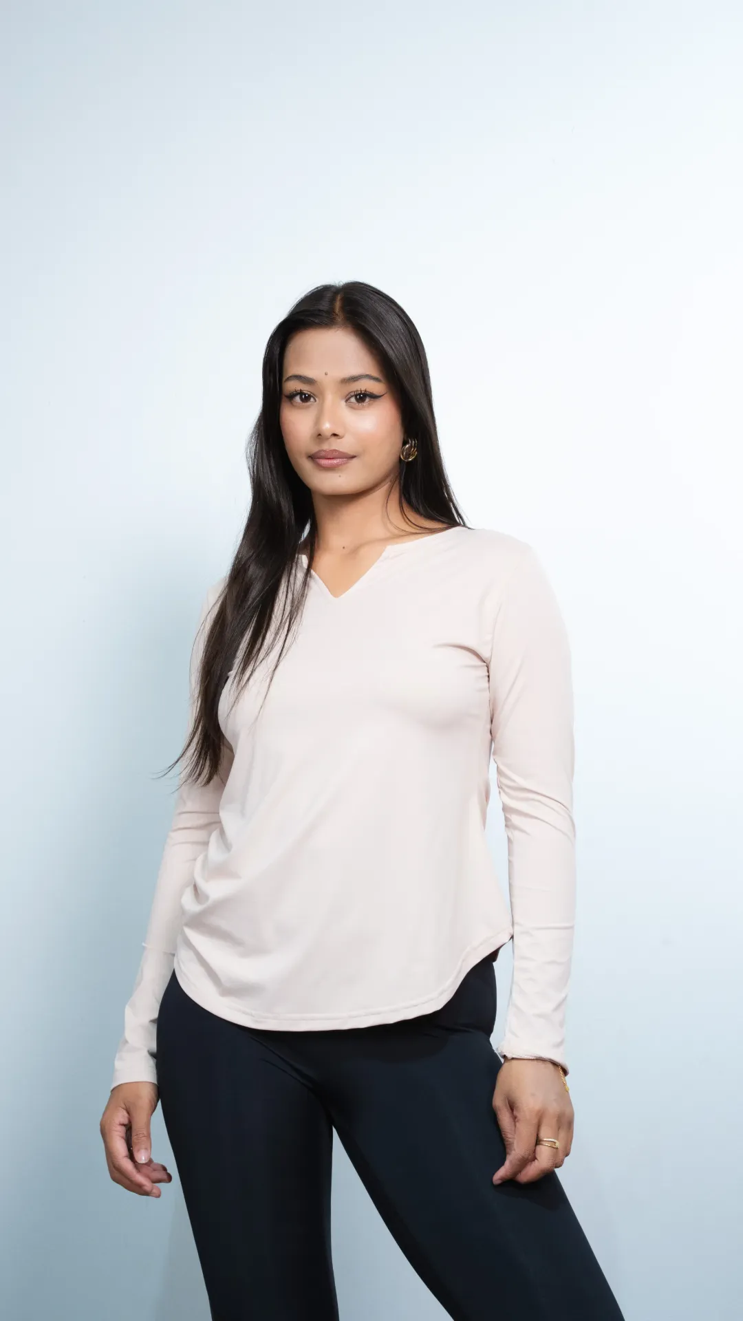HB SS26-186 ELEGANT PLEAT TOP