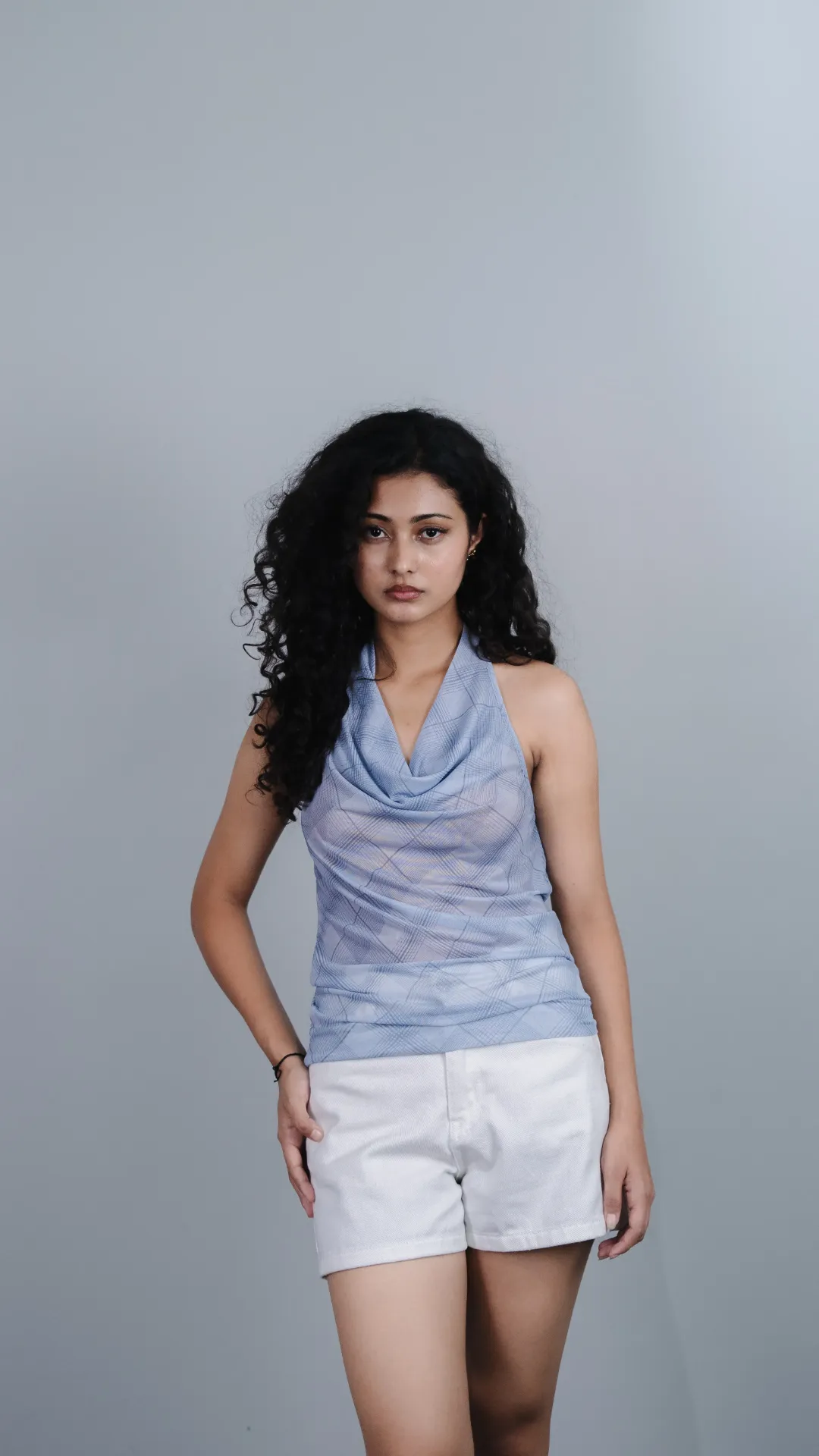 BMKS SS25-25 TWISTED COWL TOP