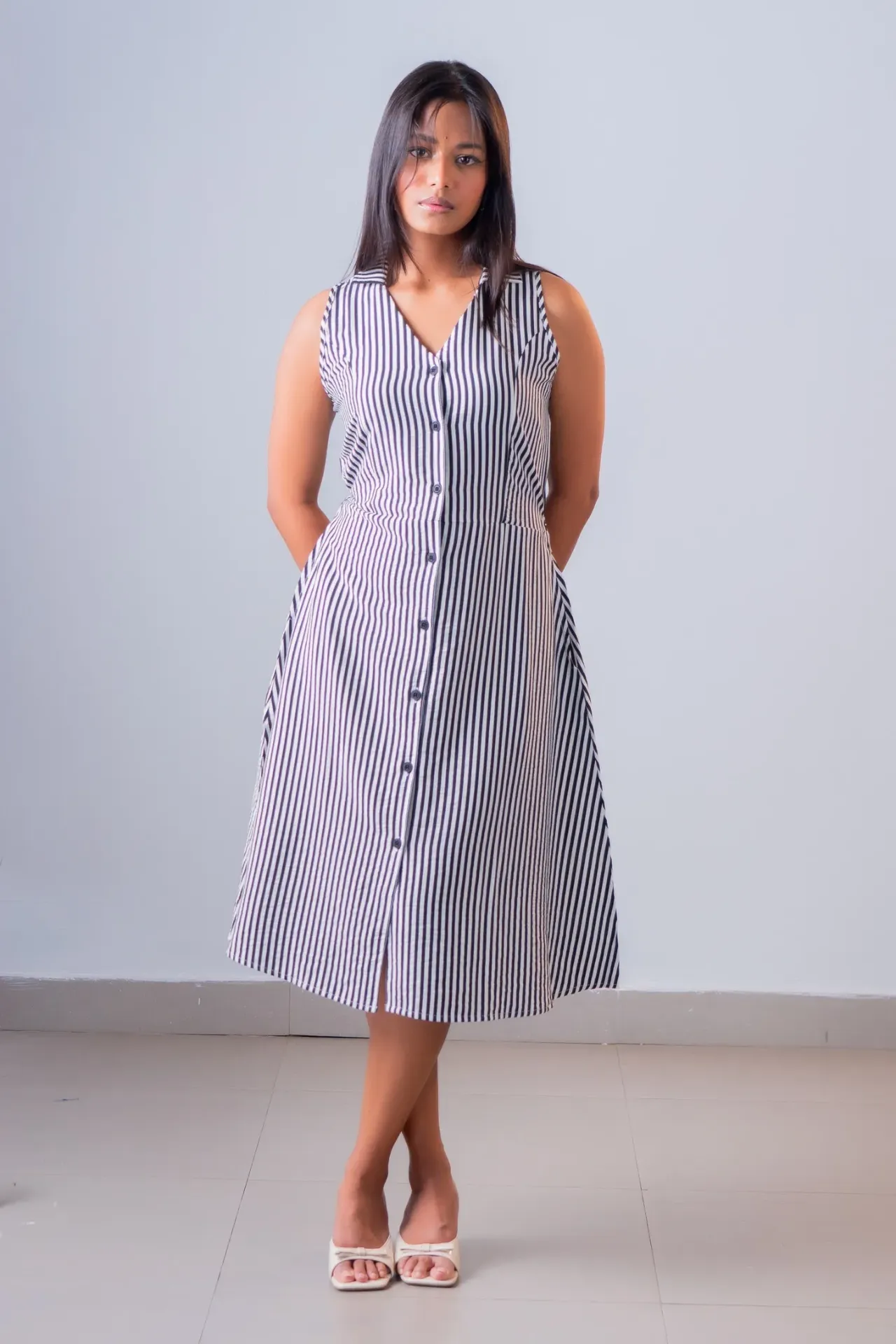 Classic Button Down Dress